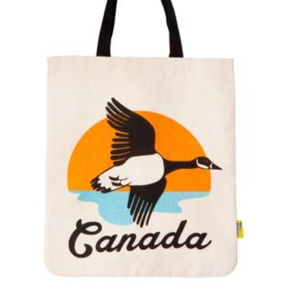 Main & Local Super Heavy Duty Canvas Tote "Canada Goose" Themed - Picture 1 of 1